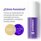 Combo Blanqueador LED + Gel V34® - Blanqueamiento Rápido en Casa