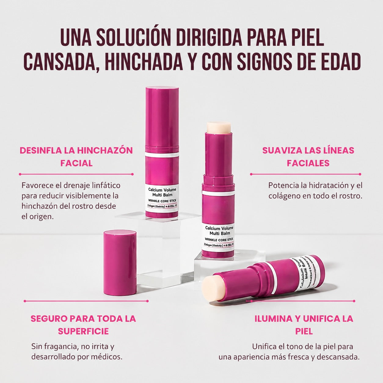 Bálsamo de Colágeno Anti-Arrugas - Suaviza Líneas Finas y Expresión