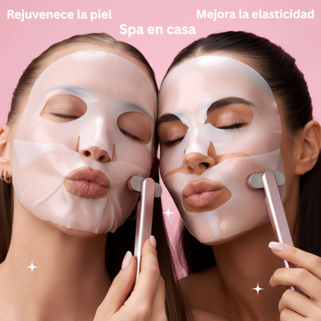 Máscara de Colágeno + Varita Facial LED — Rejuvenece tu piel desde la primera semana