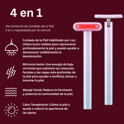 Máscara de Colágeno + Varita Facial LED — Rejuvenece tu piel desde la primera semana
