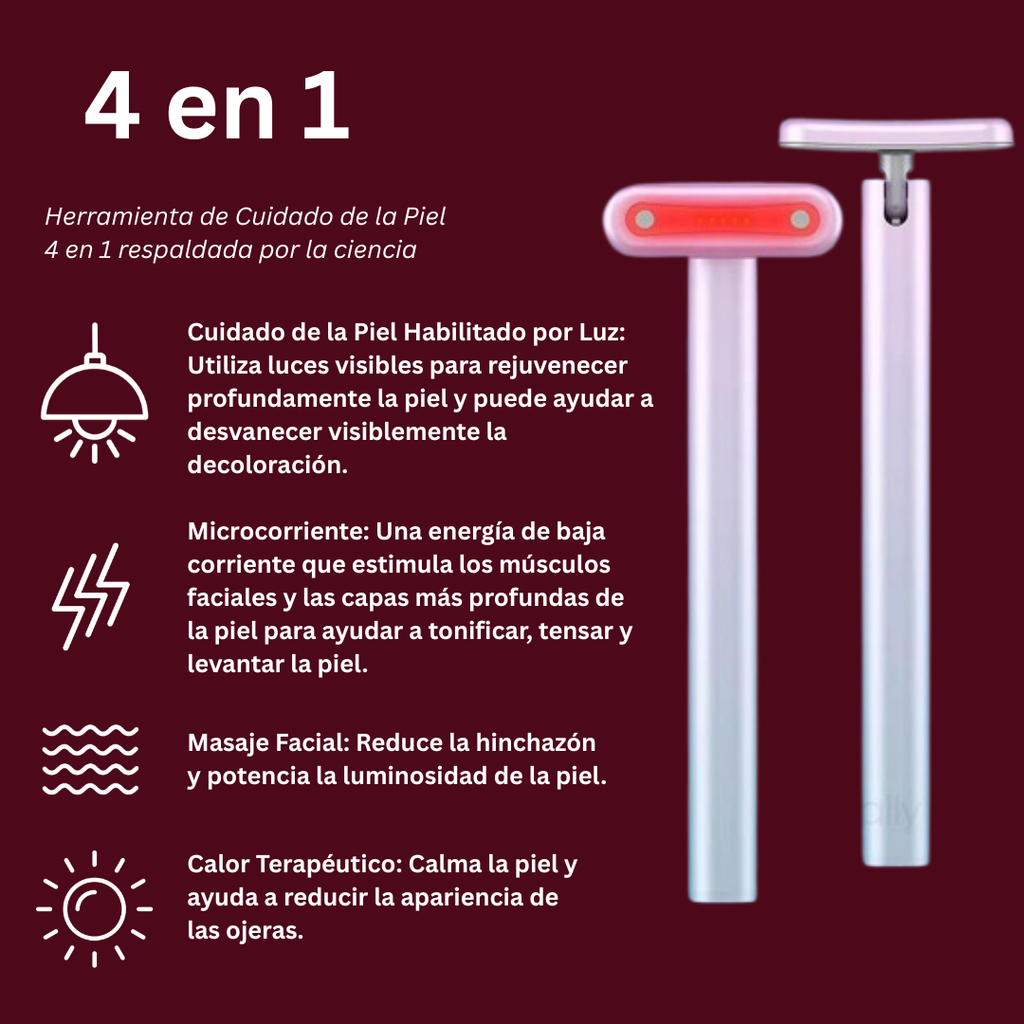 Máscara de Colágeno + Varita Facial LED — Rejuvenece tu piel desde la primera semana