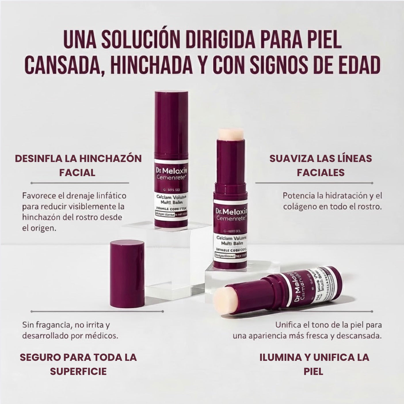 Barra de Colágeno Anti-Arrugas — Suaviza Líneas Finas y Expresión