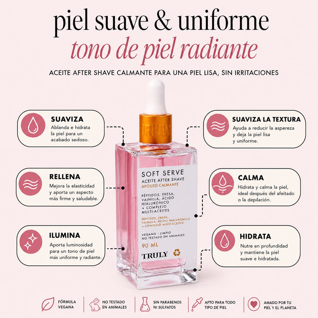 Aceite Aromático After Shave - Piel Suave y Sin Granitos Después del Afeitado