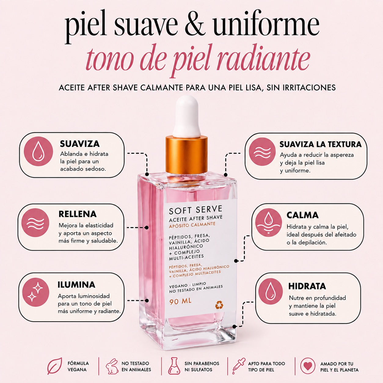 Aceite Aromático After Shave - Piel Suave y Sin Granitos Después del Afeitado