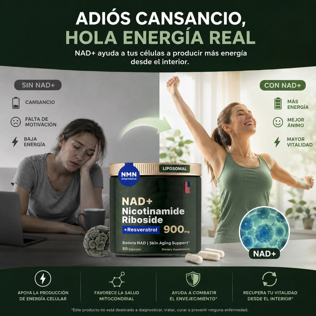NAD+ – Vuelve a tener energía durante todo el día