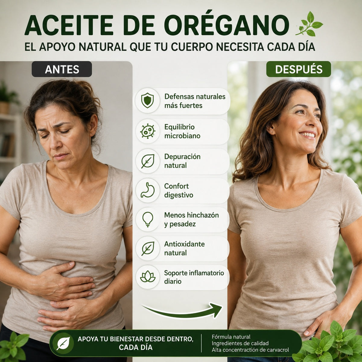🍀 Aceite de Orégano con Aceite de Comino Negro (Pack de 180 Cápsulas)