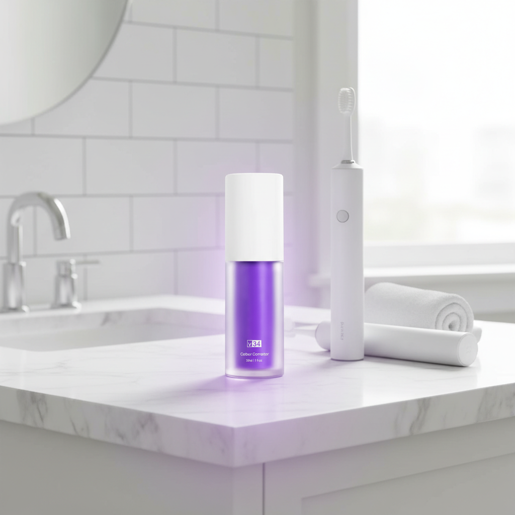 Suero blanqueador de dientes morado V34 - imageFeatureSplit